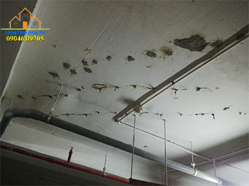 thi công chống thấm ngược trần nhà