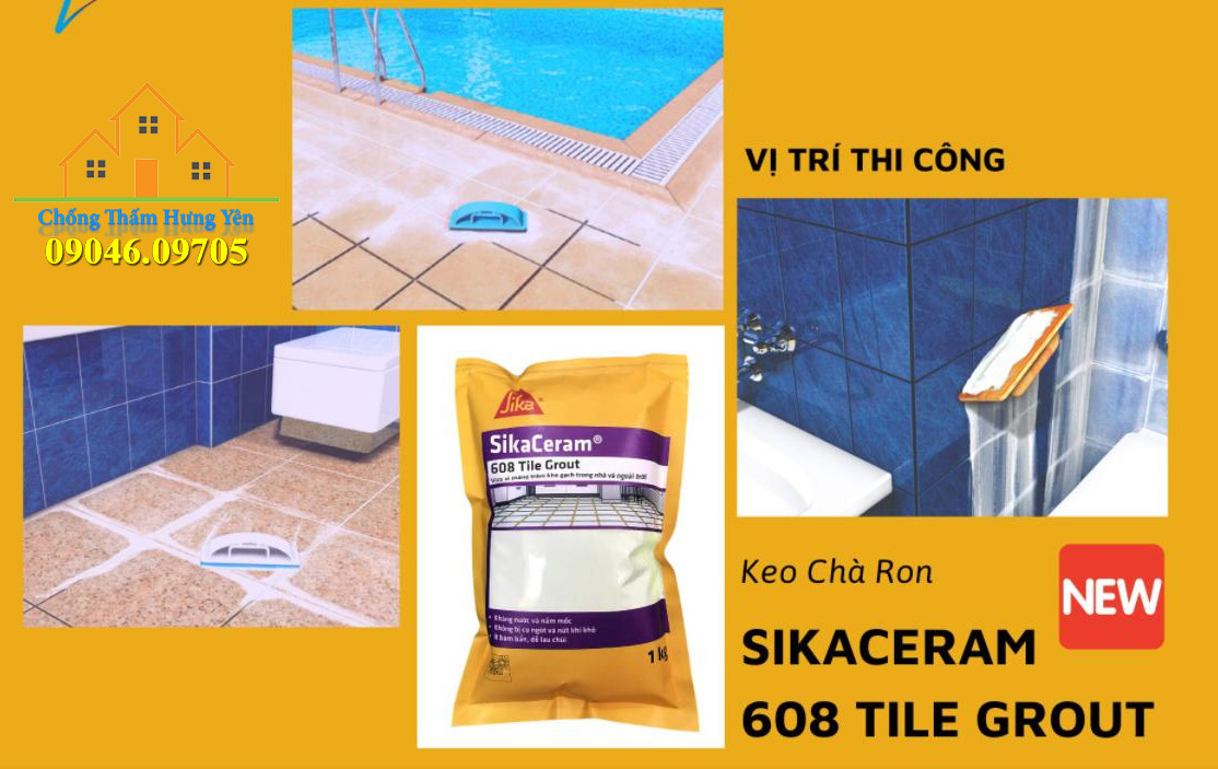 keo chà ron sikaceram 608 tile grout